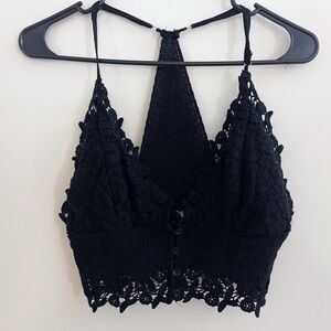 Windsor Crochet Lace Halter Bralette Crop top Boho Festival Fairy